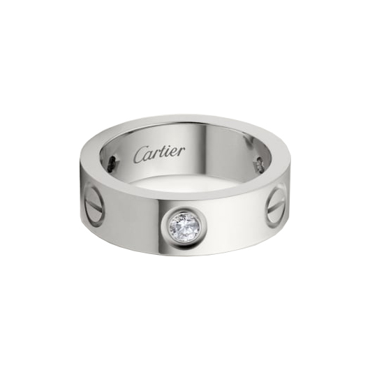 Cartier Love 3 Diamonds Gredzens